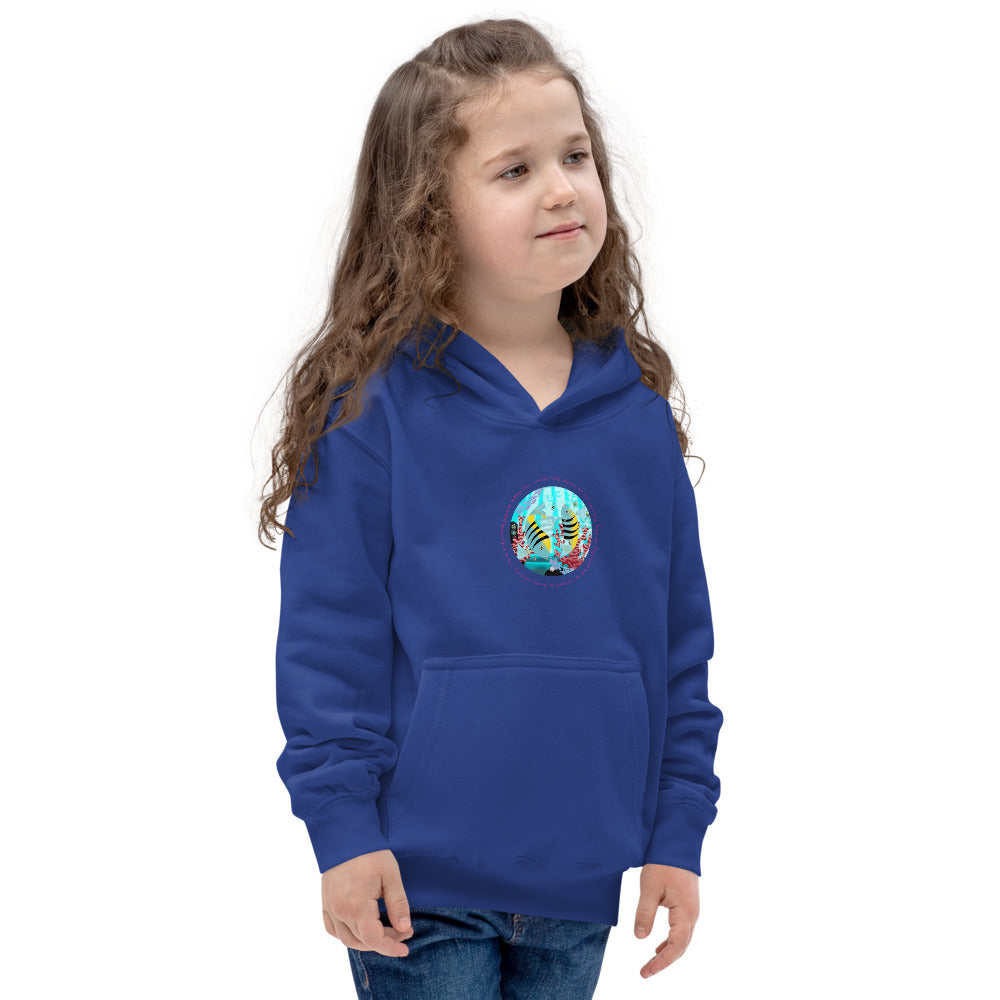 Kids Hoodie, Coral Reef Fish