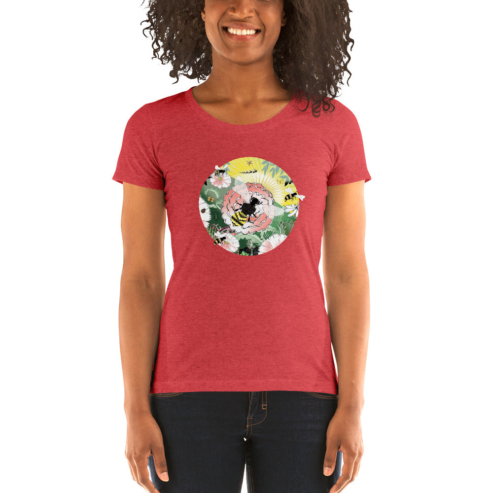 Ladies' short sleeve t-shirt, Spring Bee