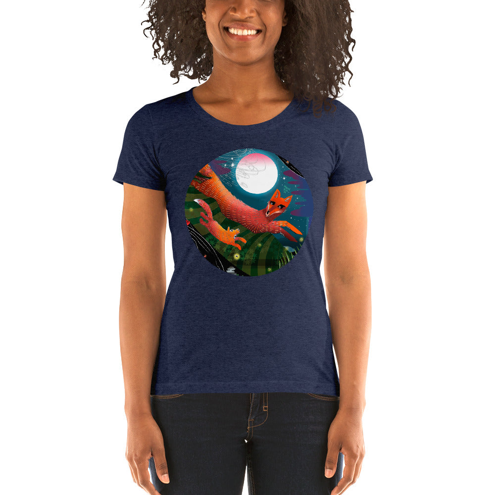 Ladies' short sleeve t-shirt, Autumn Fox