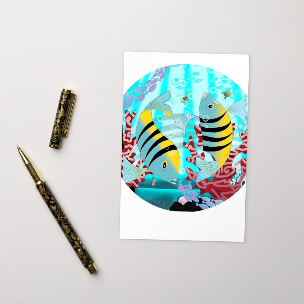Standard Postcard, Coral Fish