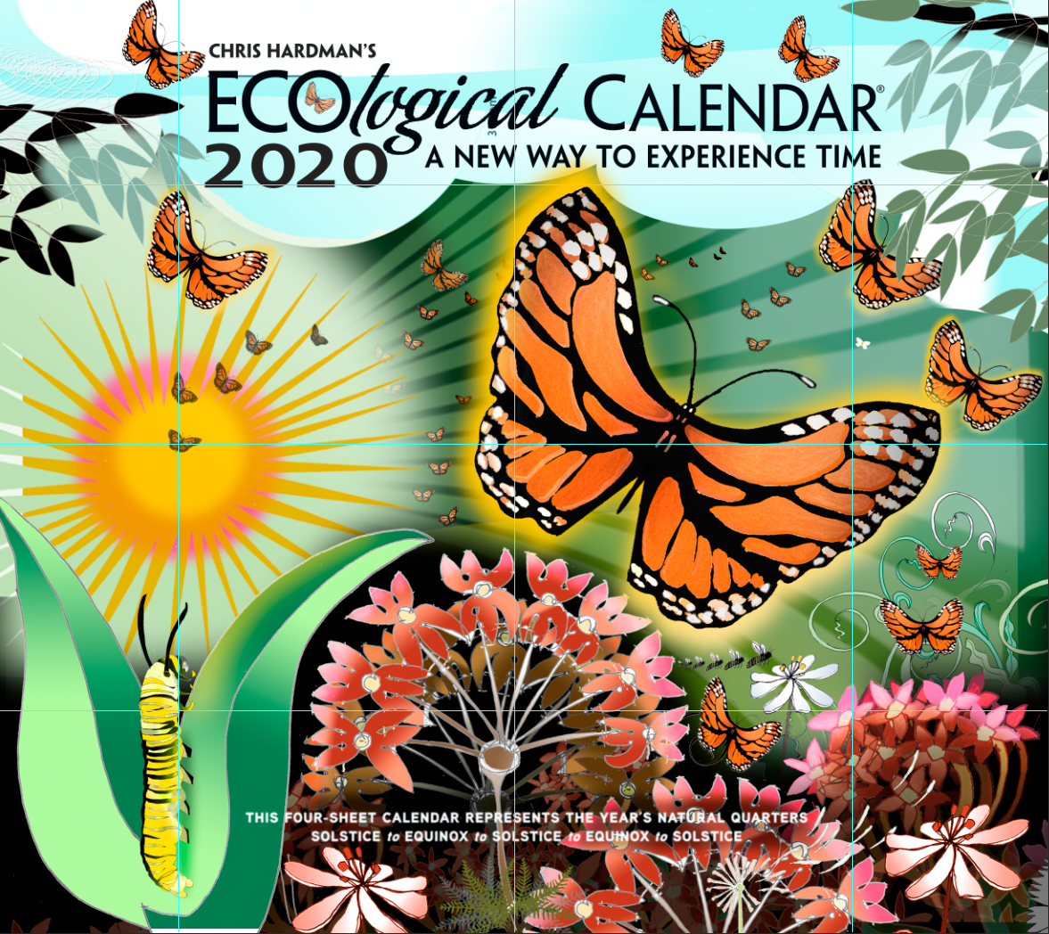 Ecological wall calendar 2020