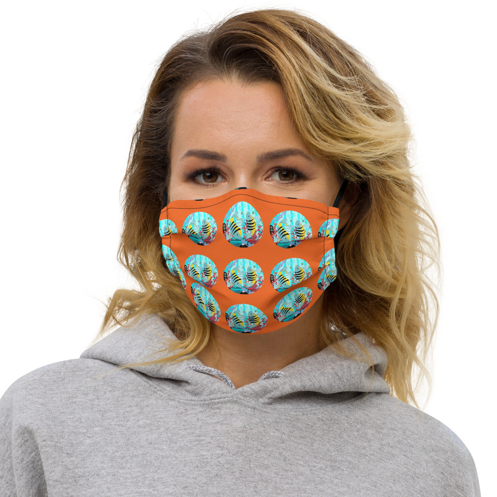 Premium face mask, Coral Reef Fish