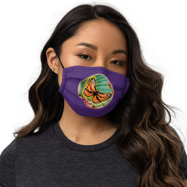 Premium face mask, Monarch Butterfly
