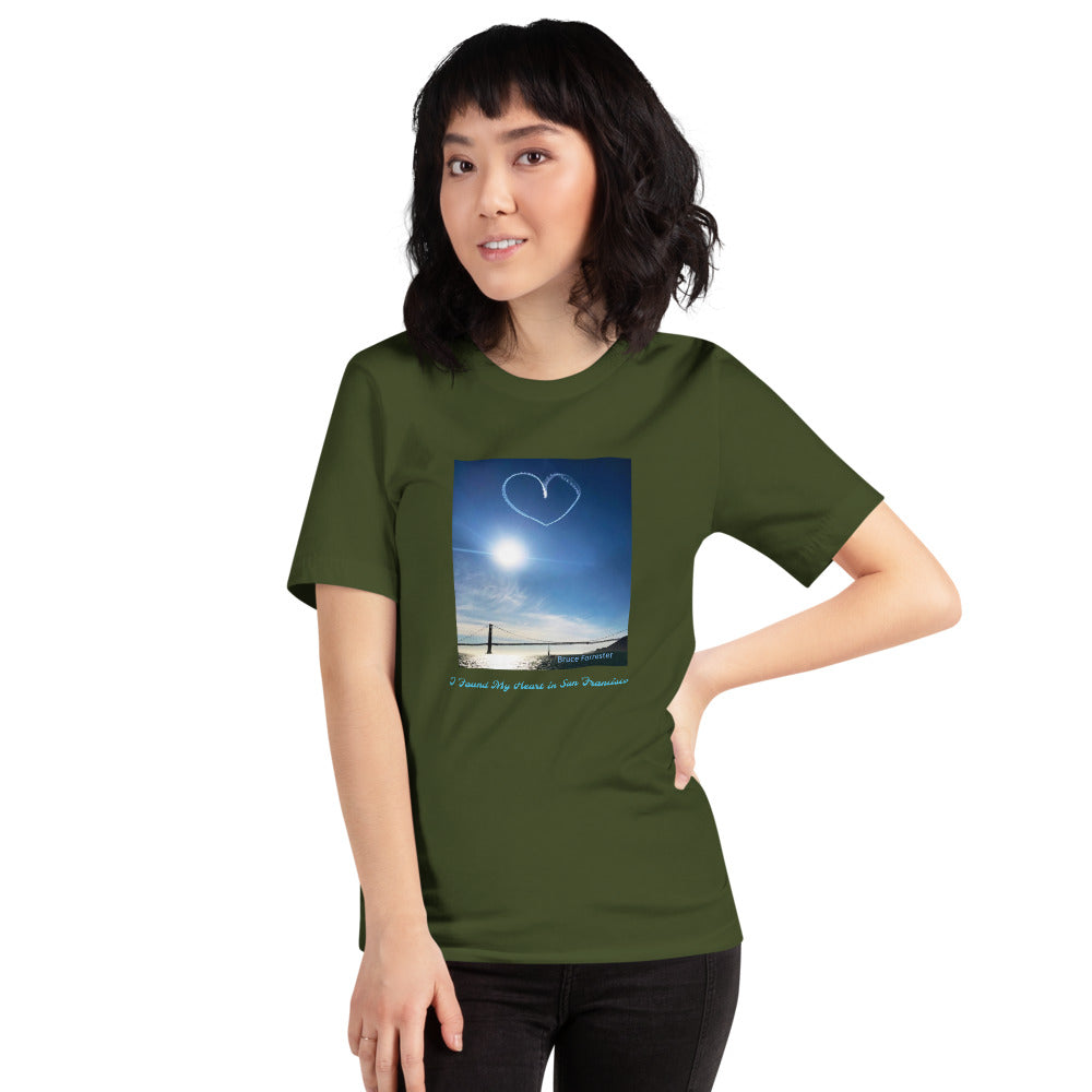 Short-Sleeve Unisex T-Shirt, The Heart of San Francisco