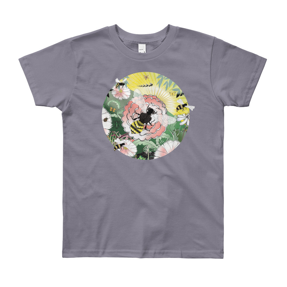 Youth Short Sleeve T-Shirt, Spring Bee