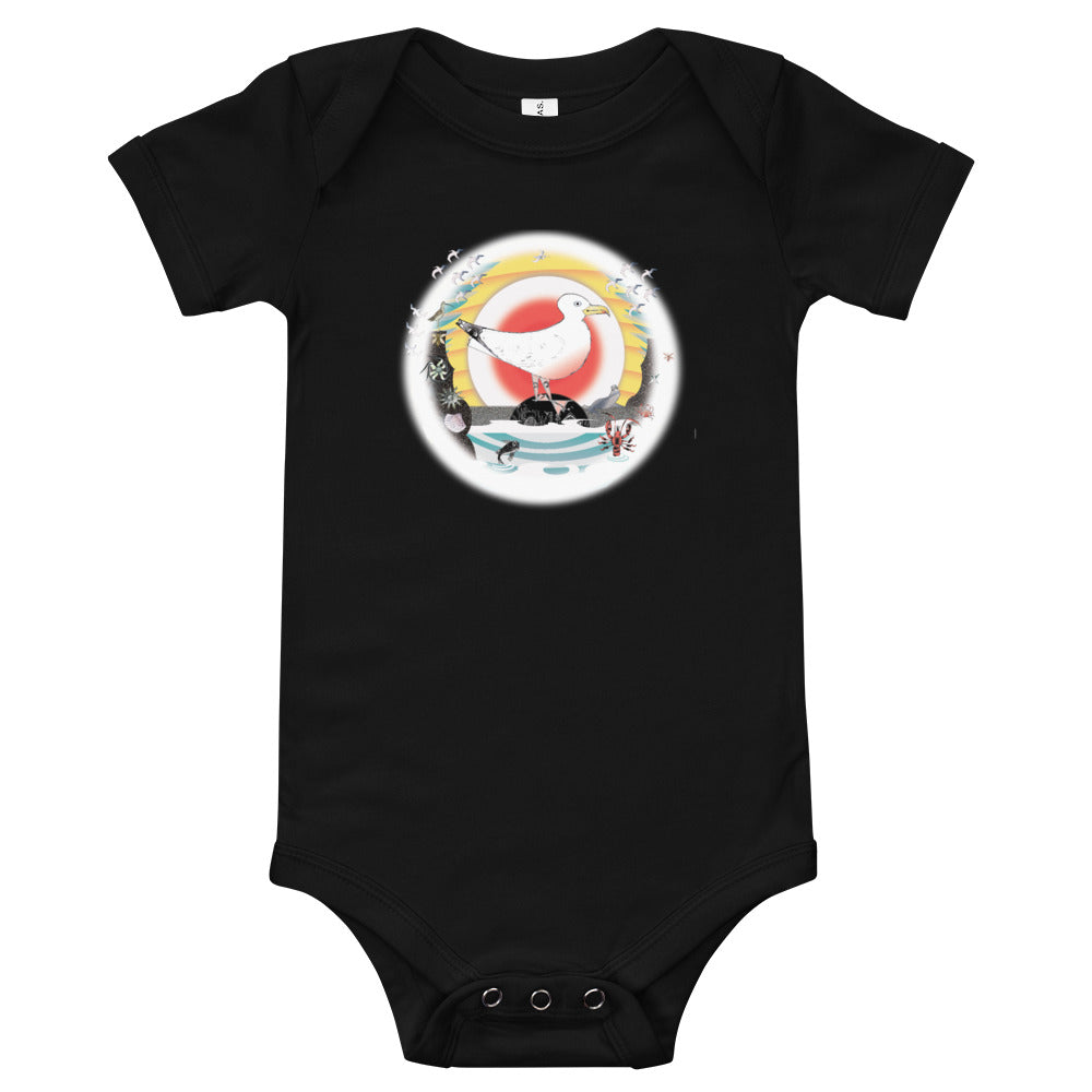 T-Shirt baby body suit, Summer Gull