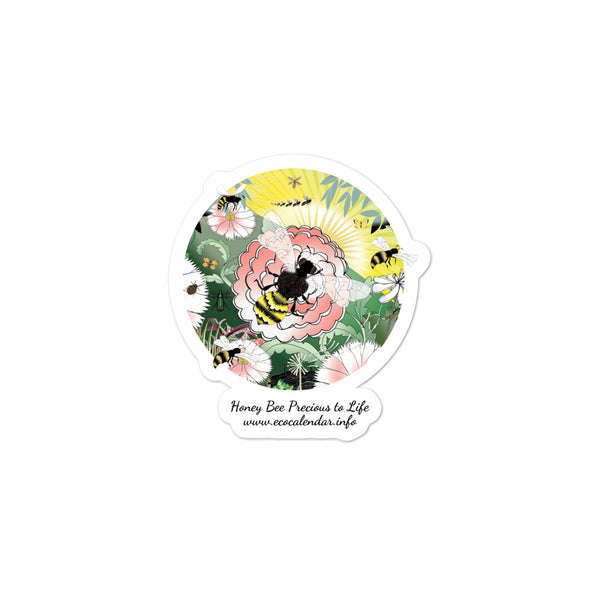 Bubble-free stickers, Spring Bee