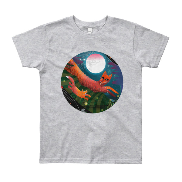 Youth Short Sleeve T-Shirt 8 - 12, Autumn Fox