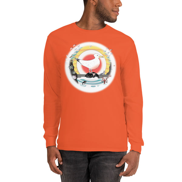 Long Sleeve T-Shirt, Summer Gull