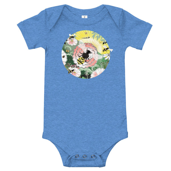 Baby Cotton Body Tee, Spring Bee