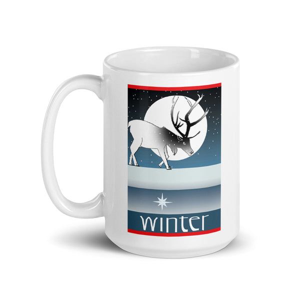 Mug, Winter Deer Gift Set or Individual Mug Sale!