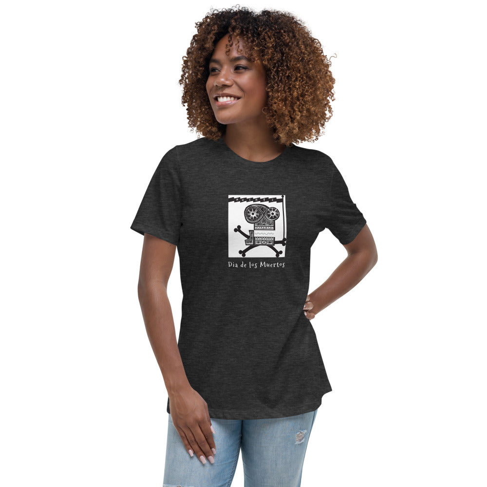 Women's Relaxed T-Shirt, Dia de los Muertos