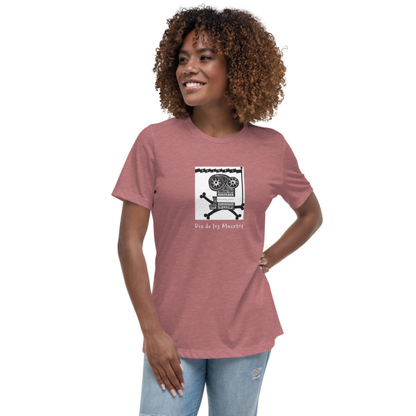 Women's Relaxed T-Shirt, Dia de los Muertos