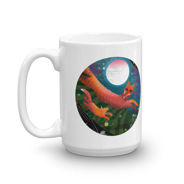 Mug, Fall Foxes