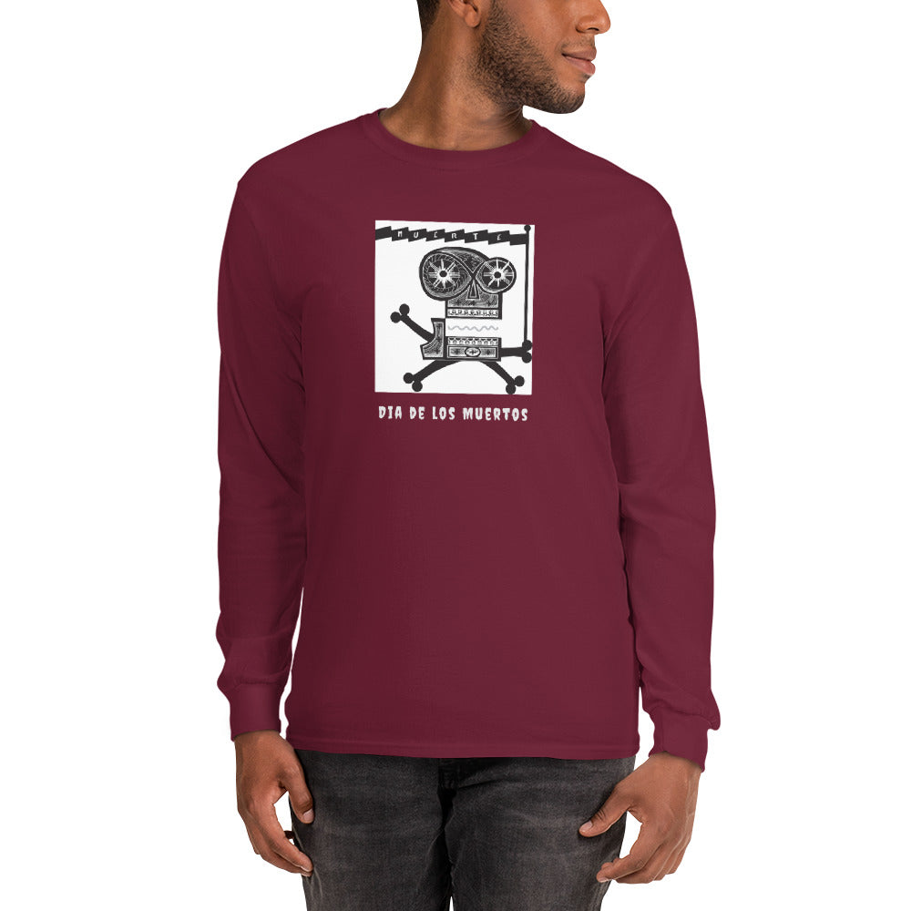 Men’s unisex Long Sleeve Shirt, Dia de los Muertos