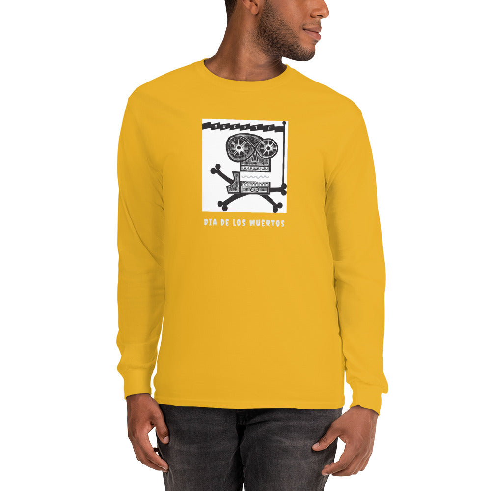 Men’s unisex Long Sleeve Shirt, Dia de los Muertos