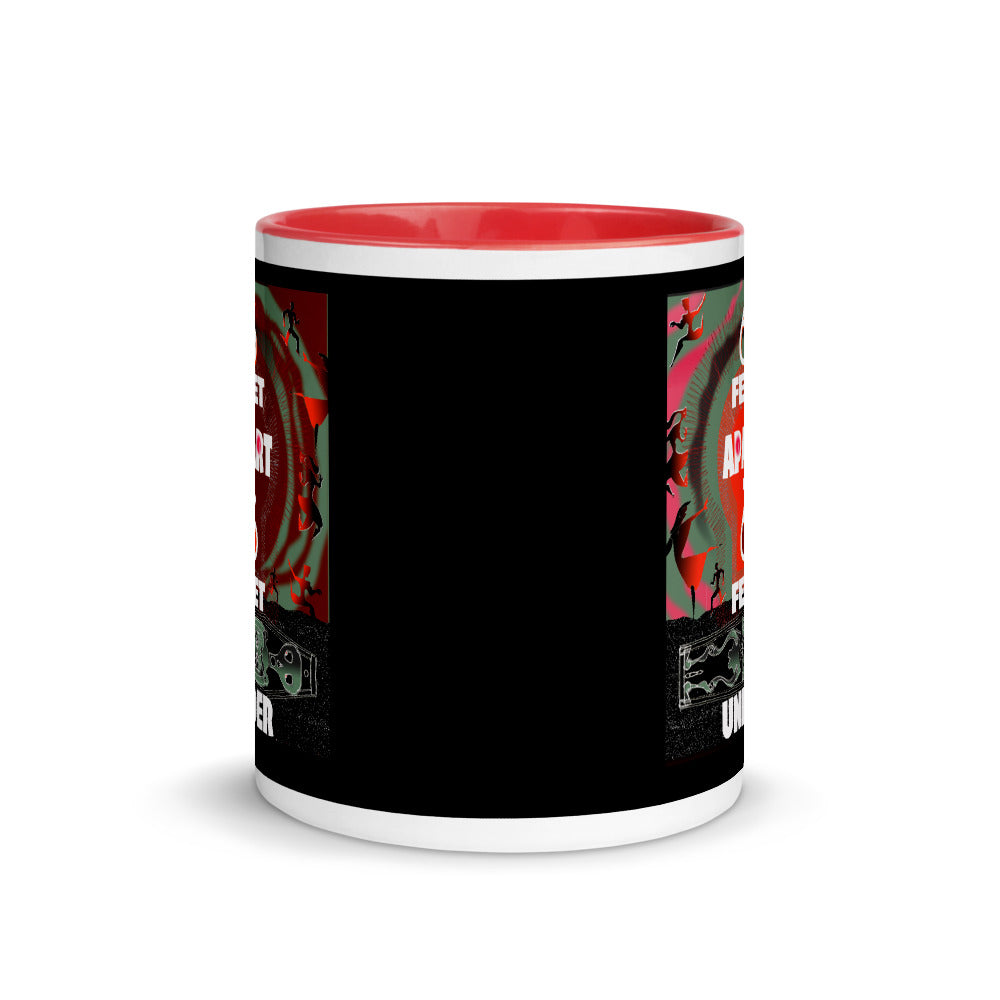 Mug with Color Inside, 6 Feet Apart or 6 Feet Under