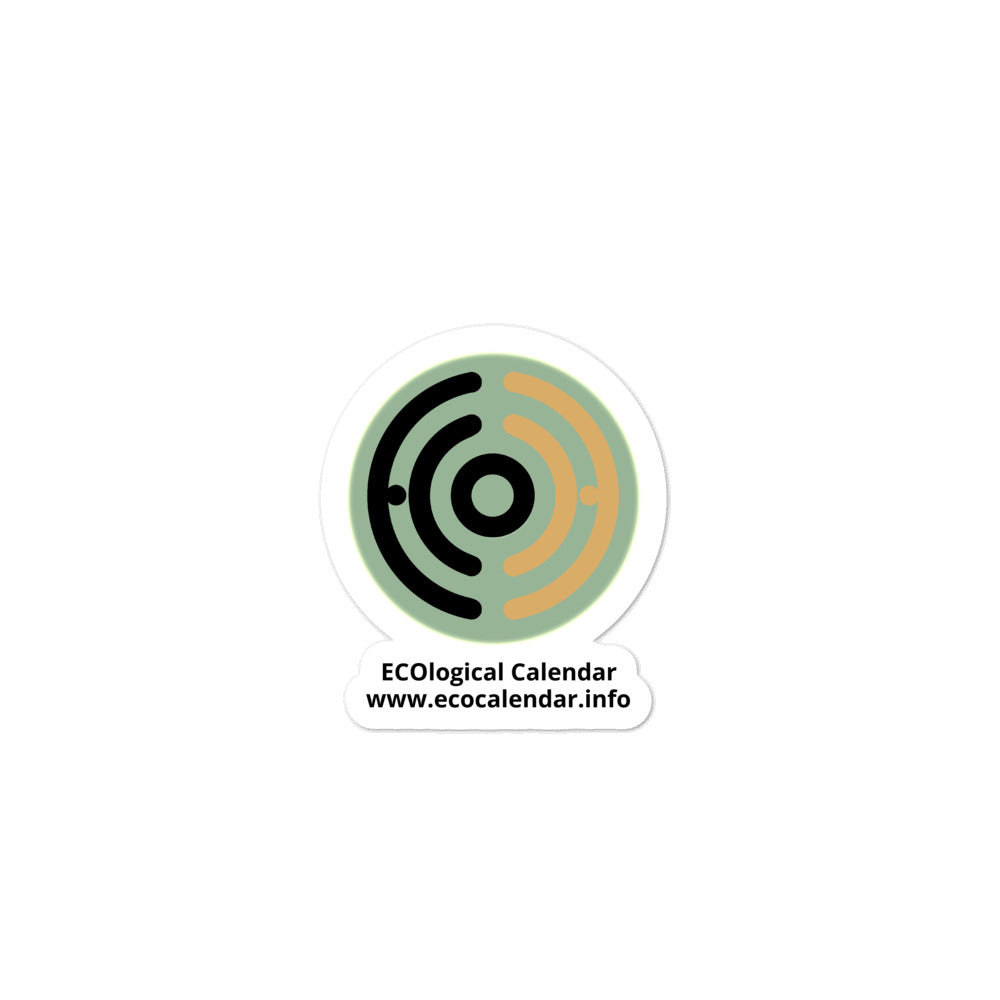 Bubble-free stickers, ECOcalendar logo