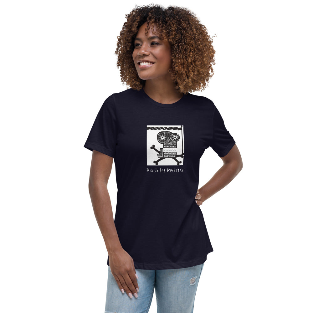 Women's Relaxed T-Shirt, Dia de los Muertos