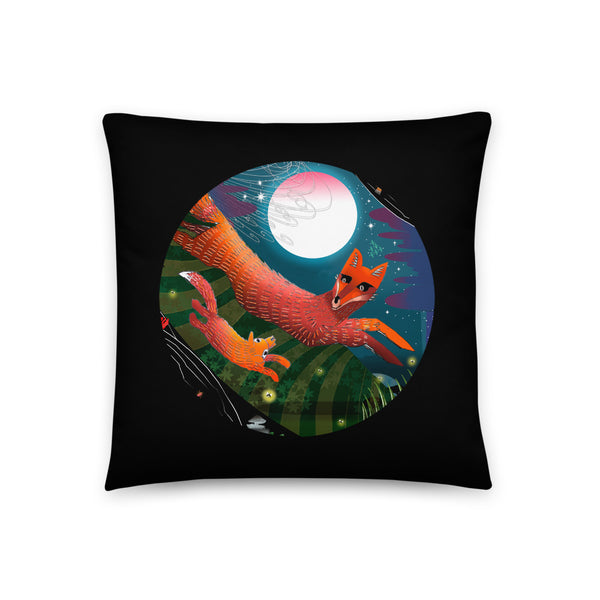 Basic Pillow, Fall Foxes