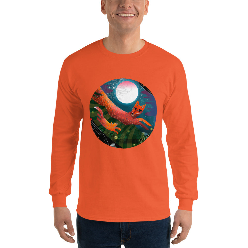 Long Sleeve T-Shirt, Autumn Fox