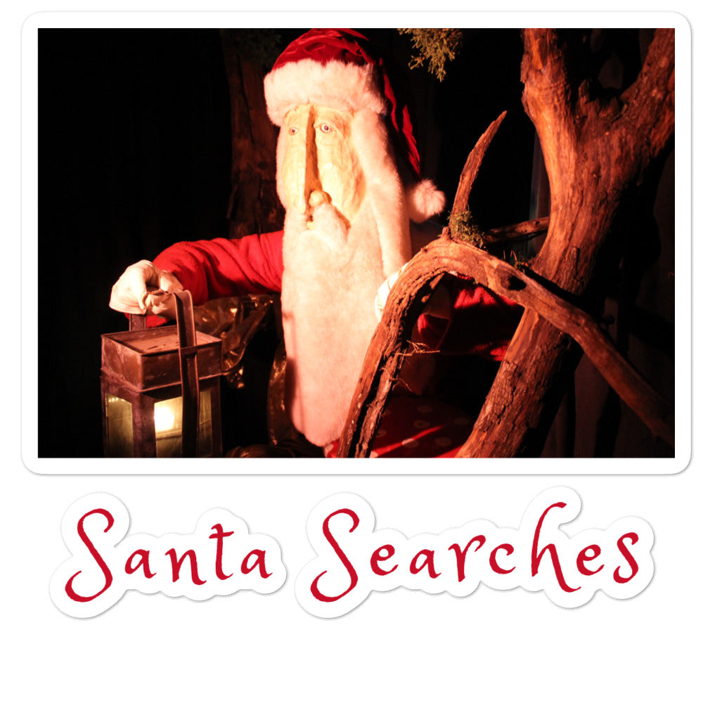 Bubble-free stickers, Santa Searches
