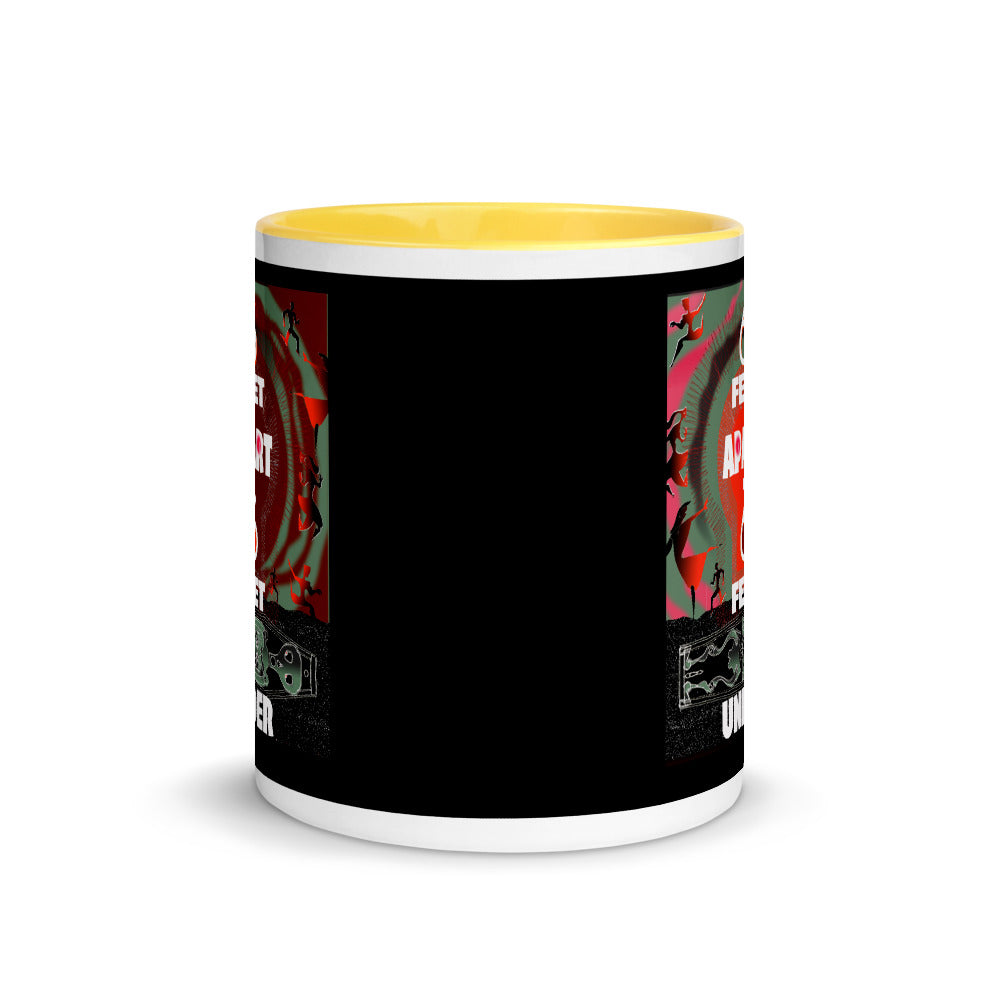 Mug with Color Inside, 6 Feet Apart or 6 Feet Under