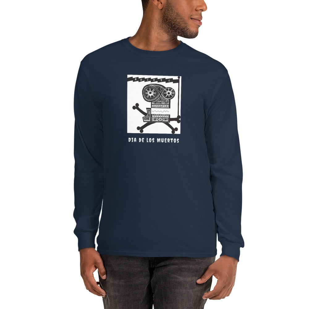 Men’s unisex Long Sleeve Shirt, Dia de los Muertos