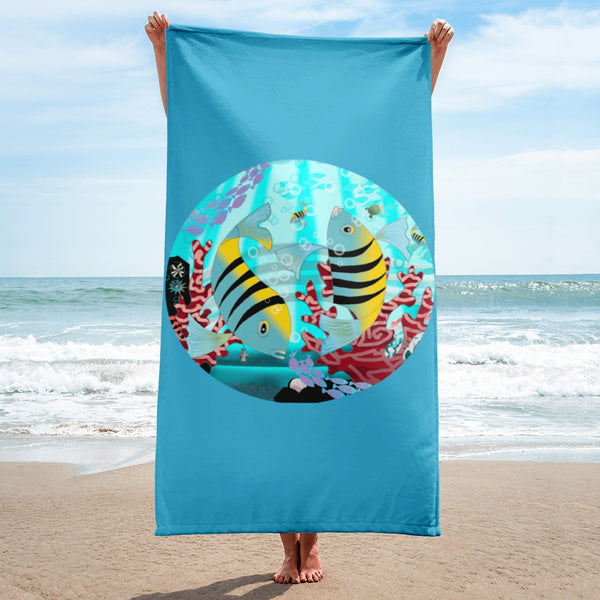 Towel, Coral Fish