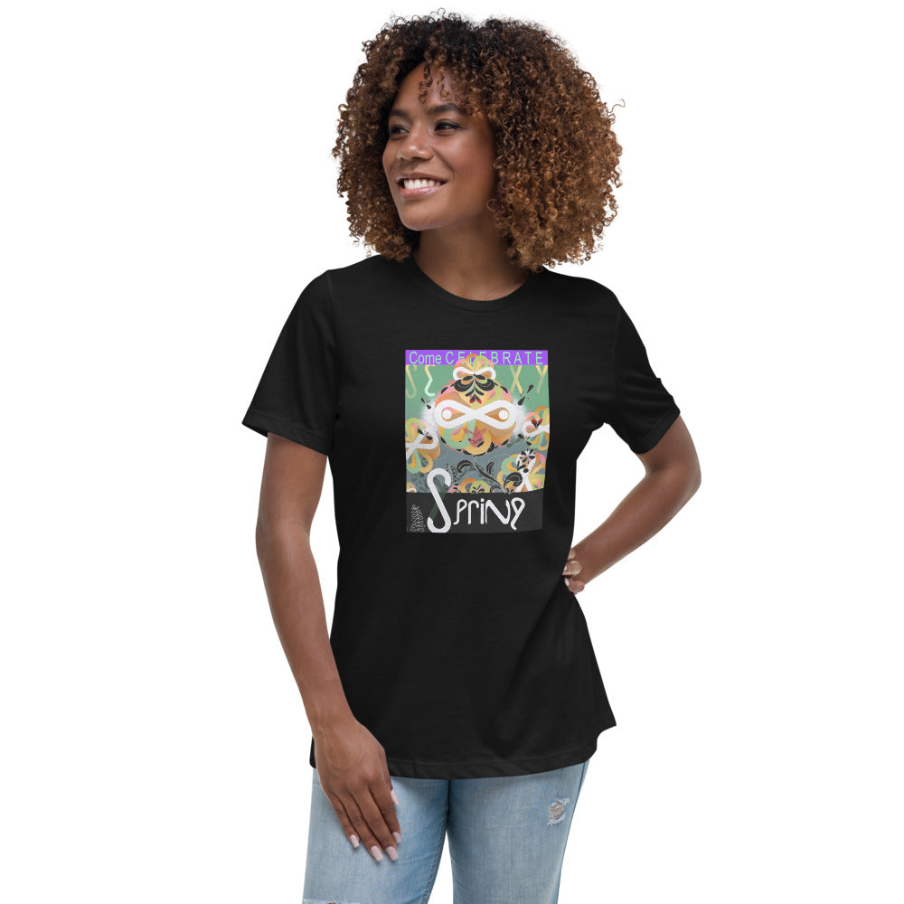 Women's Relaxed T-Shirt, Celebrate Spring!