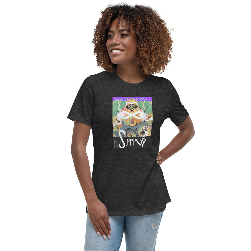 Women's Relaxed T-Shirt, Celebrate Spring!